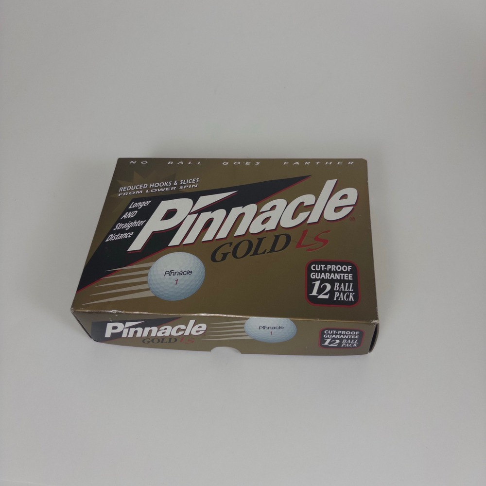 Pinnacle Gold LS Golf Balls Unisex 11 Pack White Philips Magnavox Logo New NOS
